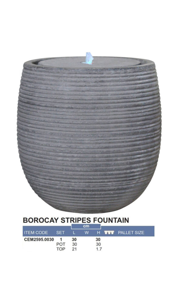 BOROCAY STRIPES FOUNTAIN ROSA PLANTERS VIETNAM CO., LTD