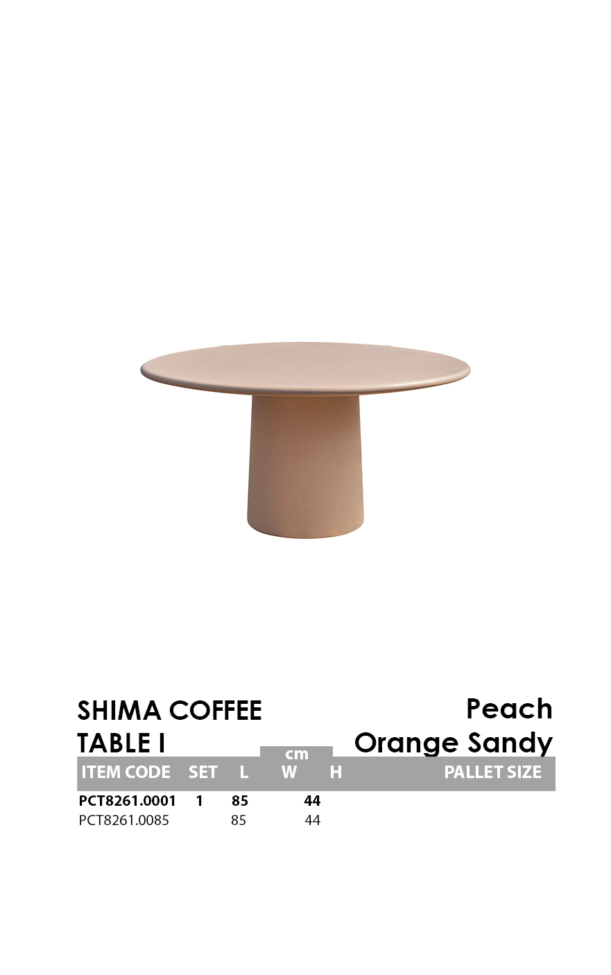 SHIMA COFFEE TABLE I
